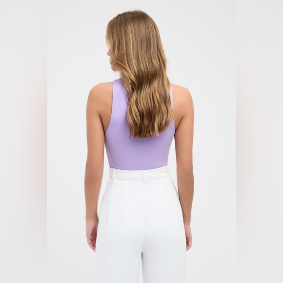 Kookai Alpha tank passion flower Women's Purple Tank Top - Picture 2 of 5